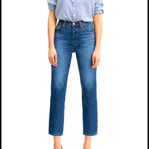 Levi’s 501 original crop jeans